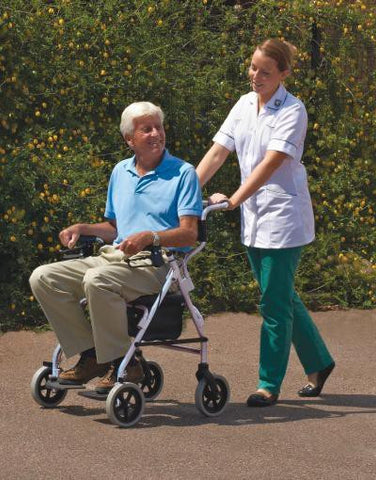 2 In 1 Rollator & Transit Chair