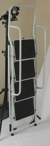 Step Ladder With Safety Rail