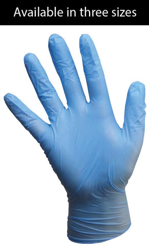 Disposable Nitrile Powder-Free Gloves - Pack of 200